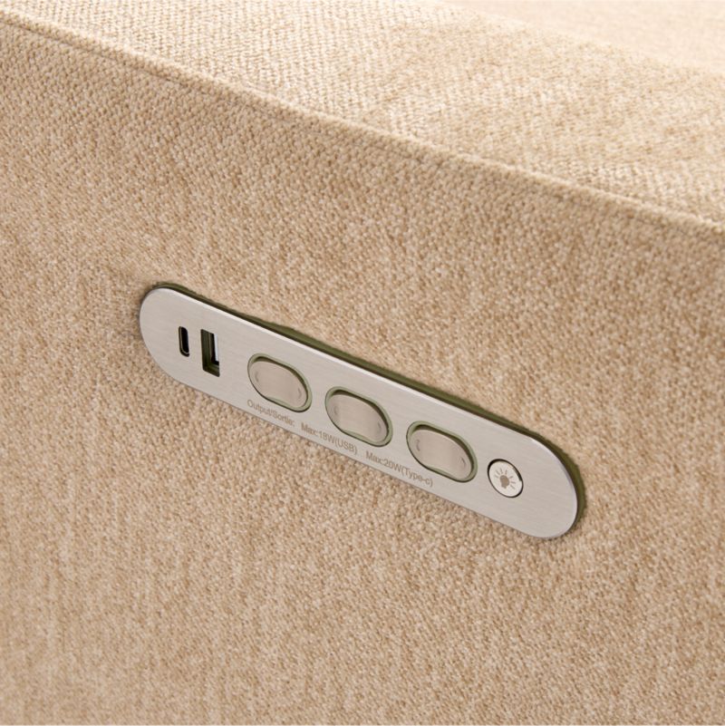 Babyletto Kiwi Pro Desert Tan Swivel Glider Power Recliner Nursery Chair - image 7 of 10