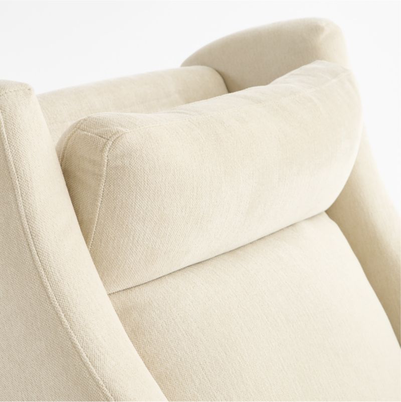 Babyletto Kiwi Pro Oyster Cream Swivel Glider Power Recliner Nursery Chair - image 8 of 11
