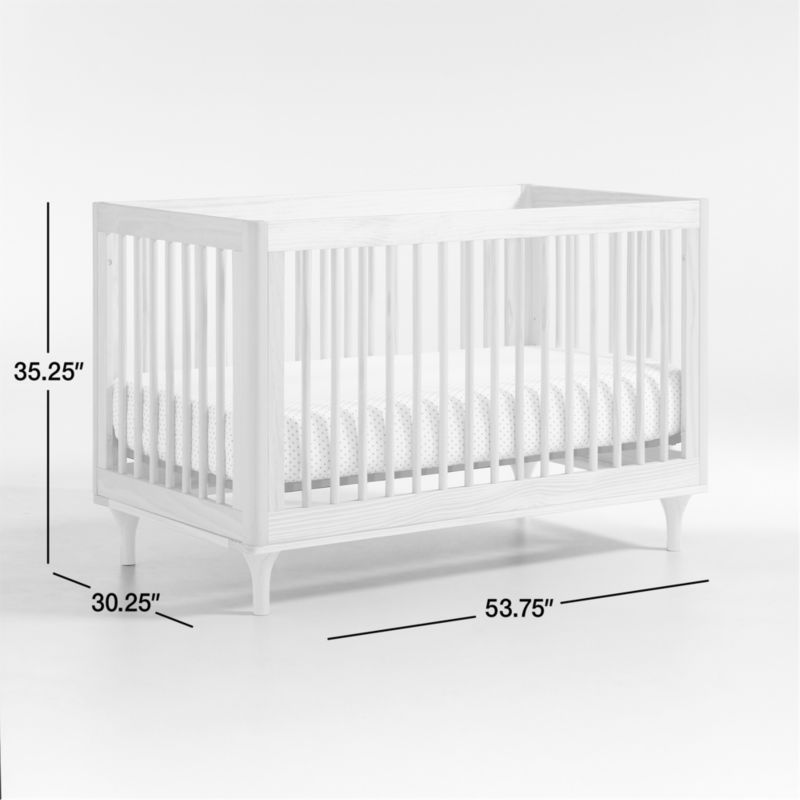 Babyletto Lolly Natural 3 in 1 Wood Convertible Baby Crib with Toddler Bed Conversion Kit Reviews Crate Kids Canada