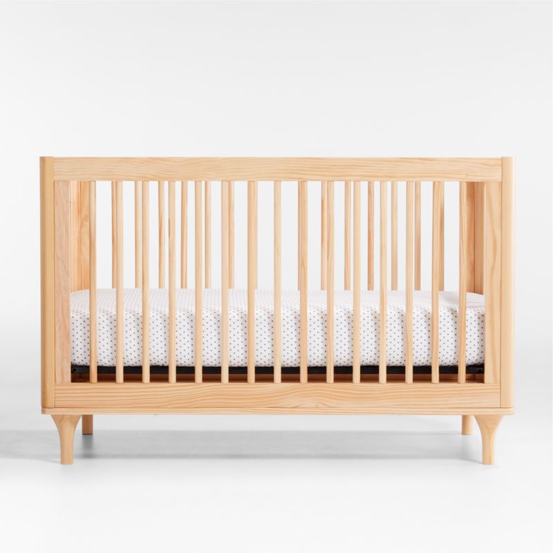 Babyletto Lolly Natural Wood 3-in-1 Convertible Baby Crib with Toddler Bed Conversion Kit - image 9 of 19