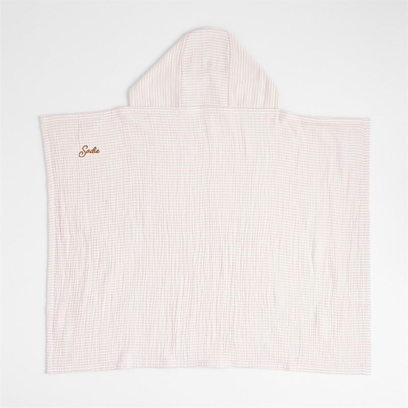 Baby's First Pink Organic Hooded Baby Towel - image 2 of 6