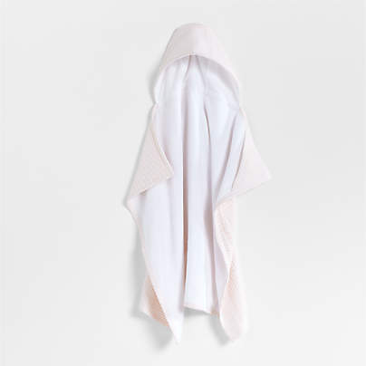 Baby's First Pink Organic Hooded Baby Towel