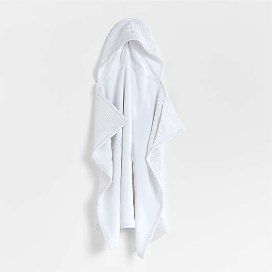 Baby's First Grey Organic Hooded Baby Towel