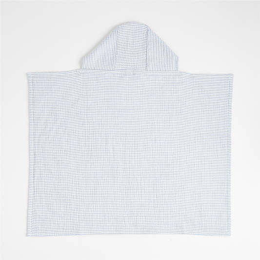 Baby's First Blue Organic Hooded Baby Towel