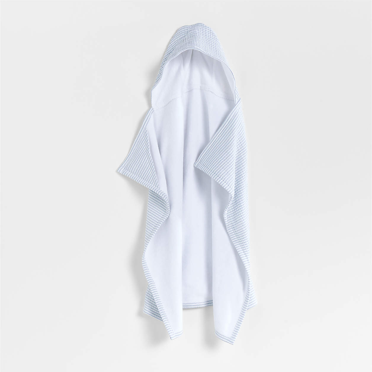 Baby's First Mist Blue Organic Cotton Hooded Baby Towel | Crate & Kids