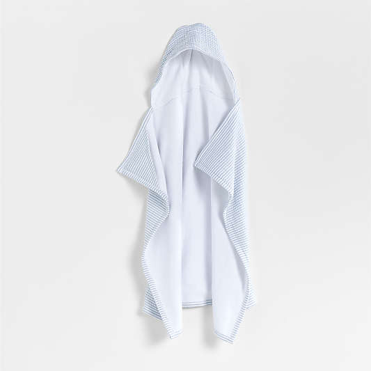 Baby's First Blue Organic Hooded Baby Towel