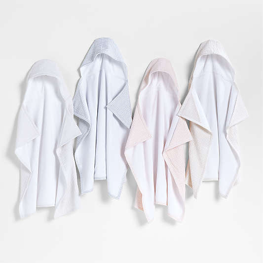 Baby's First Grey Organic Hooded Baby Towel