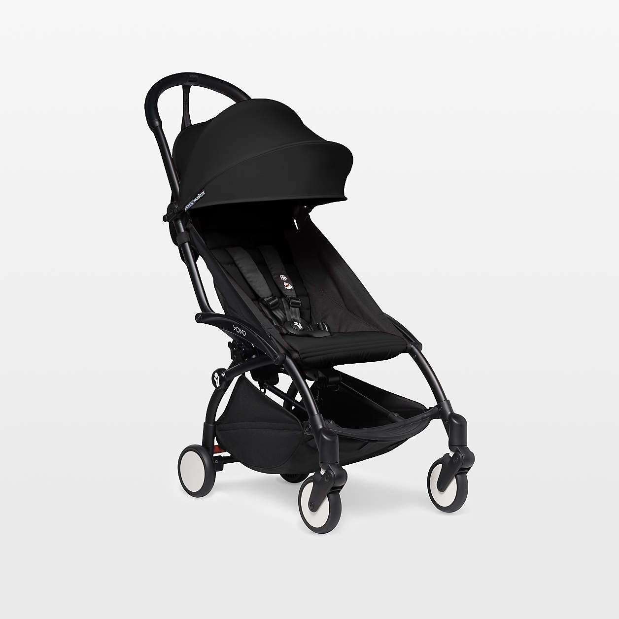BABYZEN YOYO Baby Black Stroller with Black 6+ Color Pack Stroller
