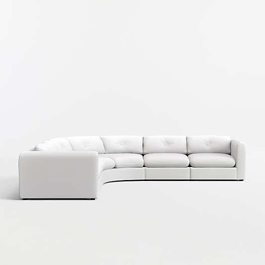 Bucktown Modular 5-Piece L-Shaped Wedge Sectional Sofa