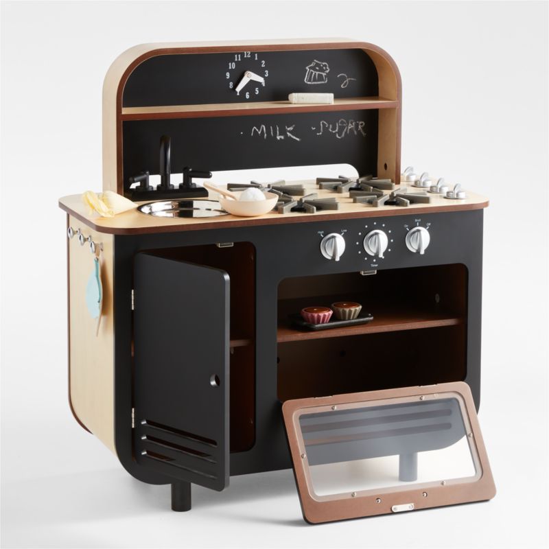 Modern Chef Wooden Kids Kitchen Play Set Crate & Kids