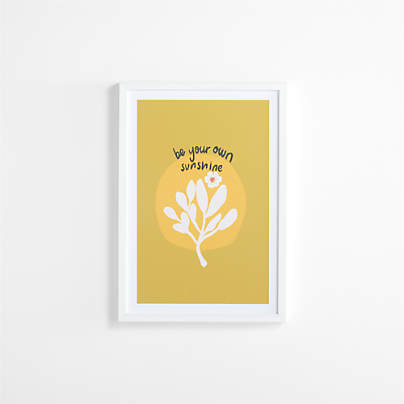 Be Your Own Sunshine Framed Wall Art Print
