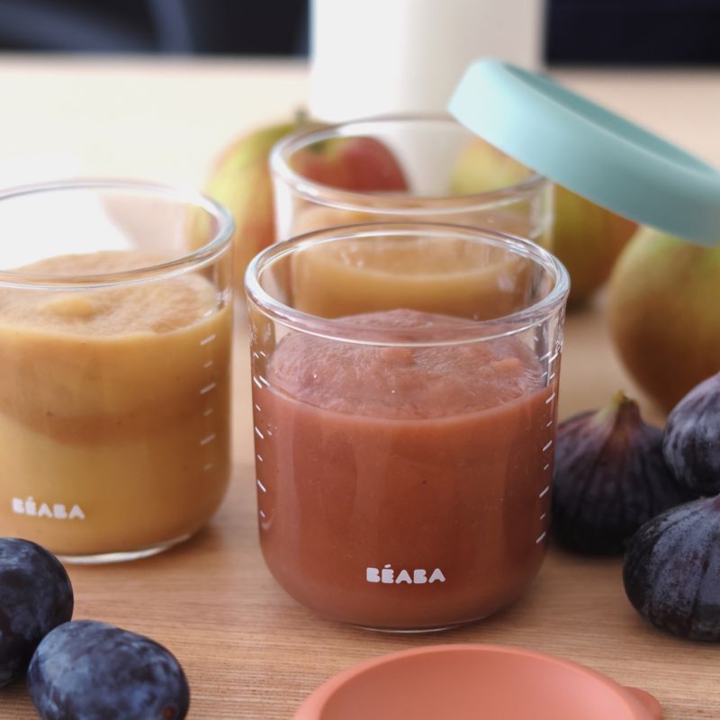 BEABA 8oz Glass Baby Food Jars, Set of 6 - image 3 of 7