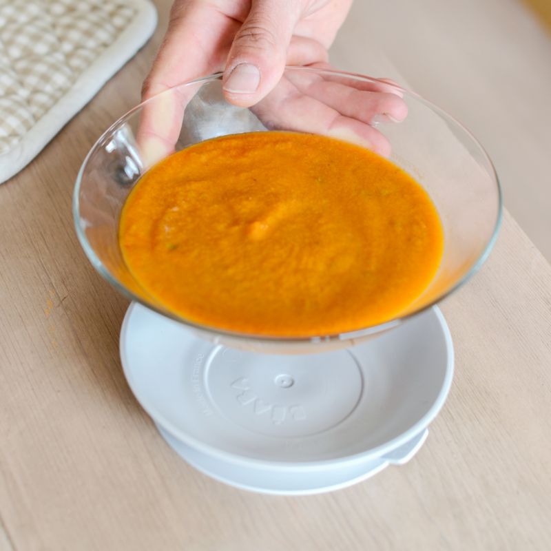 BEABA Rain Silicone and Glass Baby Meal Set - image 3 of 7