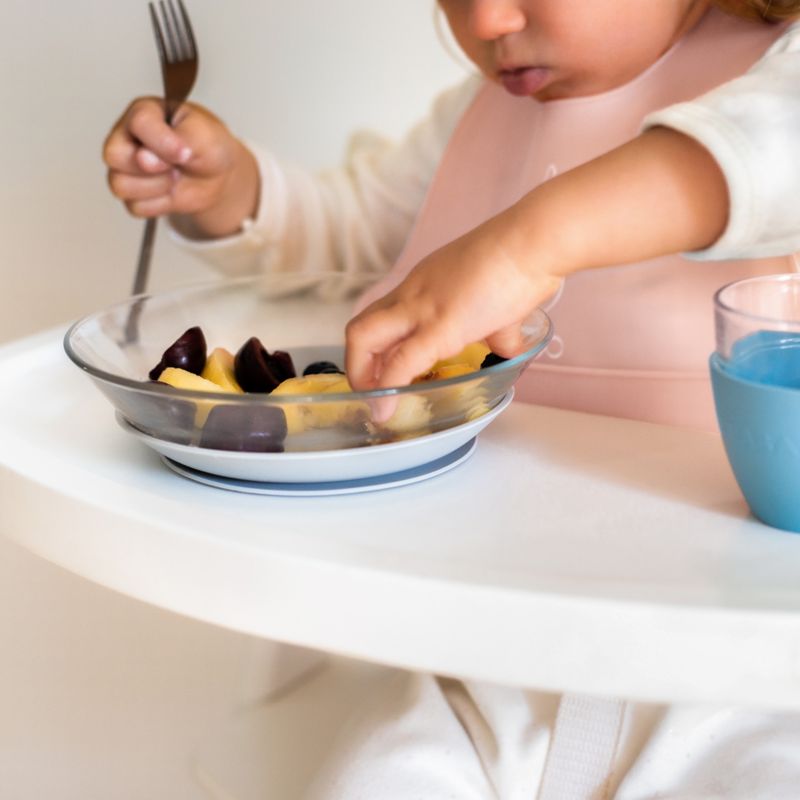 BEABA Rain Silicone and Glass Baby Meal Set - image 5 of 7