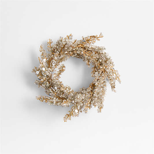 Beaded Silver and Gold Napkin Ring