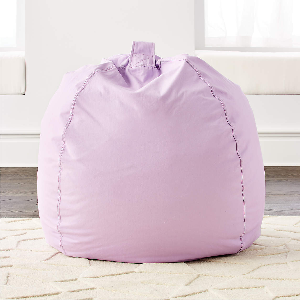 Large Light Purple Bean Bag Chair Cover + Reviews Crate