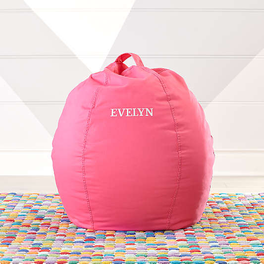 Small Dark Pink Bean Bag Chair