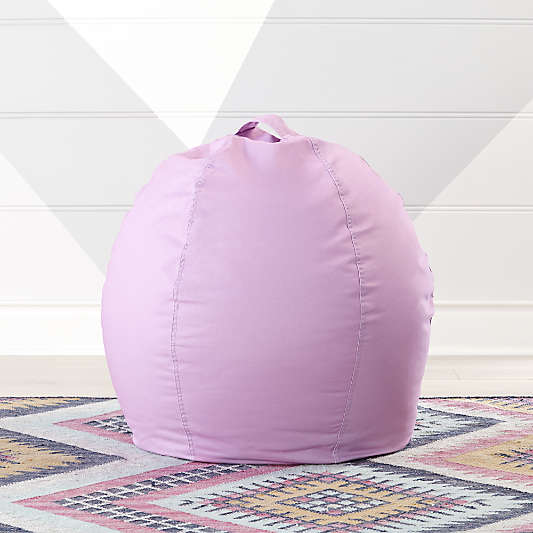 Small Lilac Bean Bag Chair