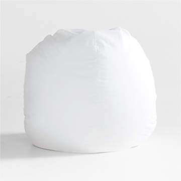 Calm Beige Faux Fur Kids Bean Bag Chair + Reviews