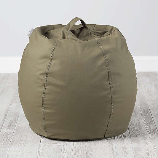 Small Dark Green Bean Bag Chair