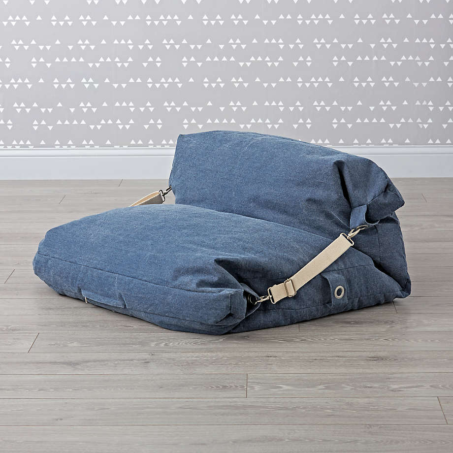 Crate and barrel adjustable shop bean bag chair