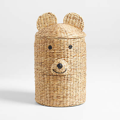 Bear Woven Kids Hamper with Handles