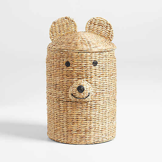 Bear Woven Kids Hamper with Handles