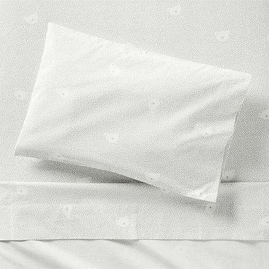 Stay Cool Bear Hug Organic Cotton Toddler Sheet Set