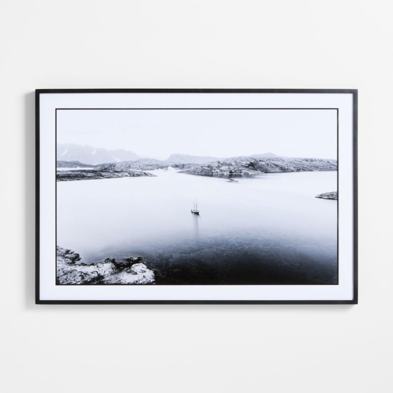 "Bear Island" by Annie Spratt Black and White Framed Photography Print - image 0 of 4