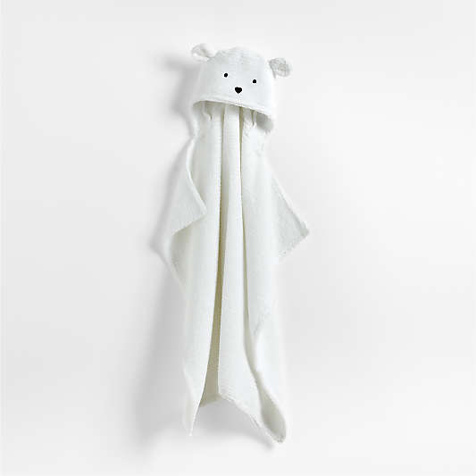 Bear Organic Hooded Baby Towel