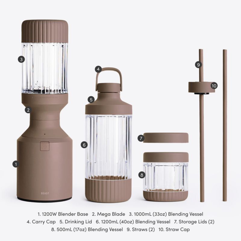 Beast ® Blender Mega 1200 Plus in Mocha - image 7 of 8