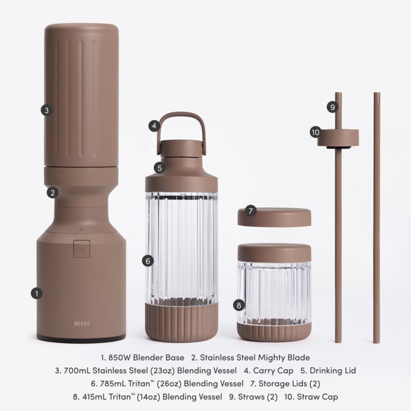 Beast ® Blender Mighty 850 Plus in Mocha - image 7 of 9