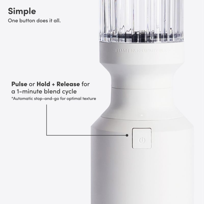 Beast ® Mighty Blender in White