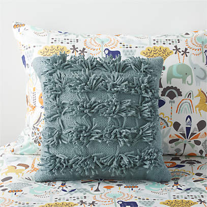 Navy floral throw outlet pillow