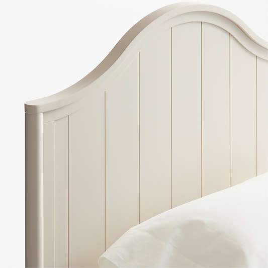 Beatrix Linen Wood Kids Bed