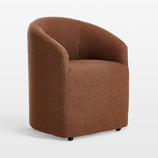 Beau Rust Upholstered Dining Chair