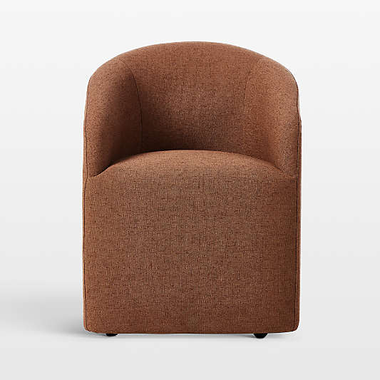 Beau Rust Upholstered Dining Chair