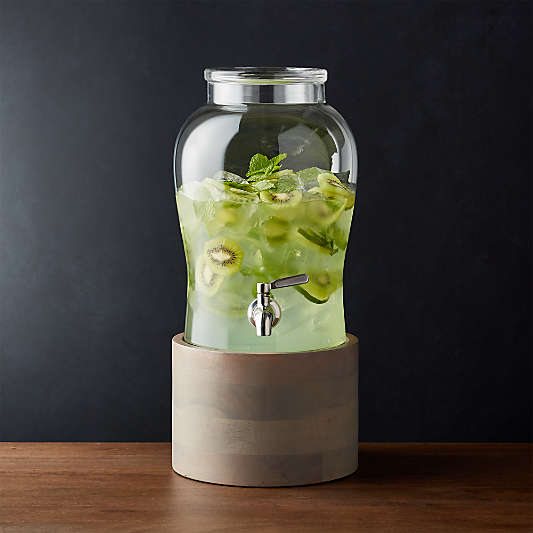 Beau 1.75-Gallon Glass Drink Dispenser