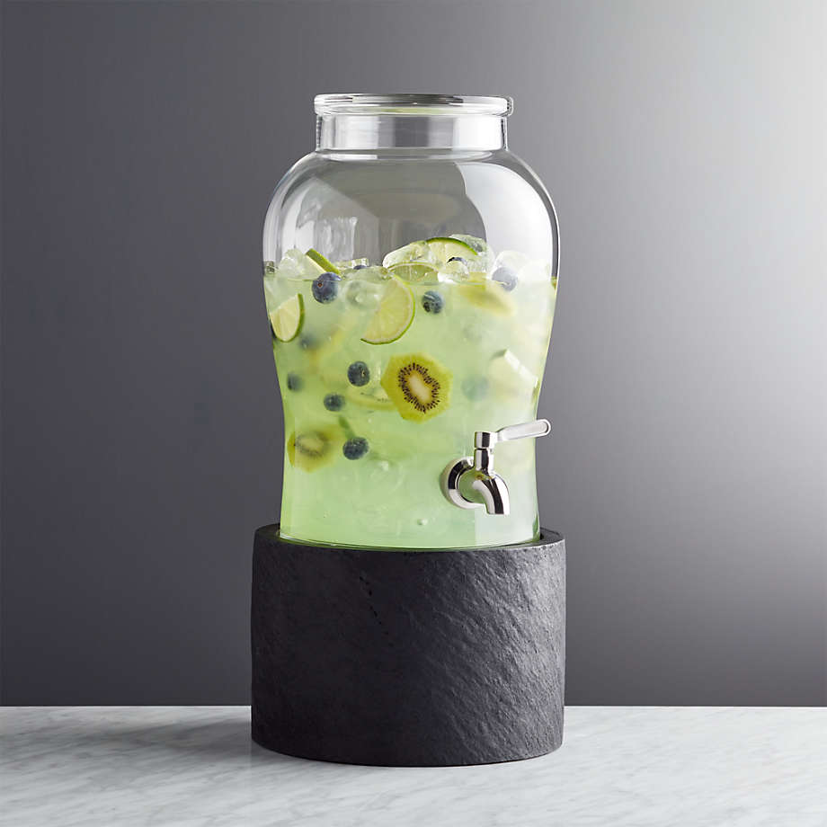 Beau Drink Dispenser with Urbana Stand + Reviews Crate & Barrel