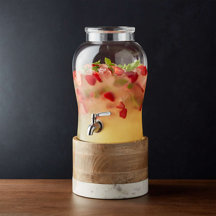 Acrylic Drink Dispenser 3-gal. + Reviews | Crate & Barrel