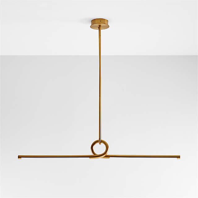 LINE linear LED pendant lamp up-down - Bronze