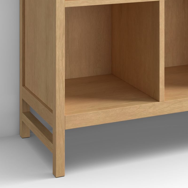 Beau Natural Oak Wood 6-Cube Kids Bookcase - image 3 of 4