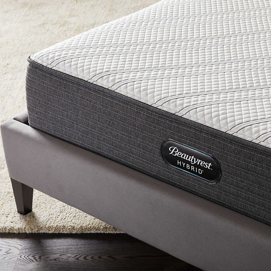 Simmons Beautyrest Hybrid BRX1000 Plush Queen Mattress + Reviews Crate and Barrel