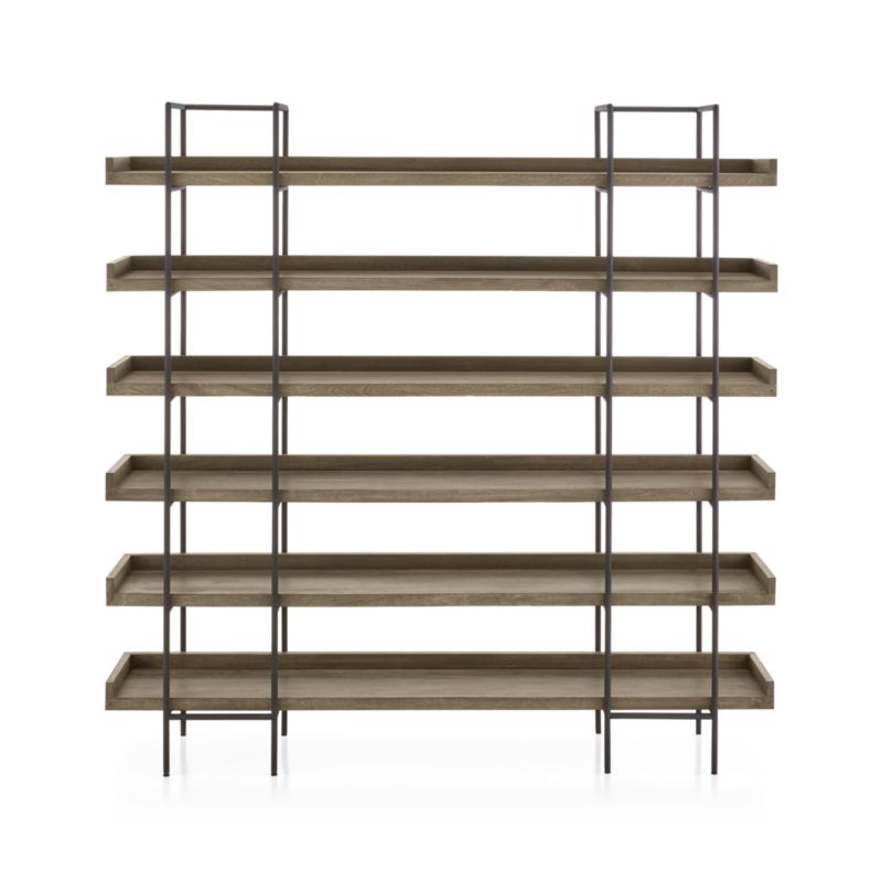 Beckett Grey Wash 6-High Bookshelf - image 6 of 6