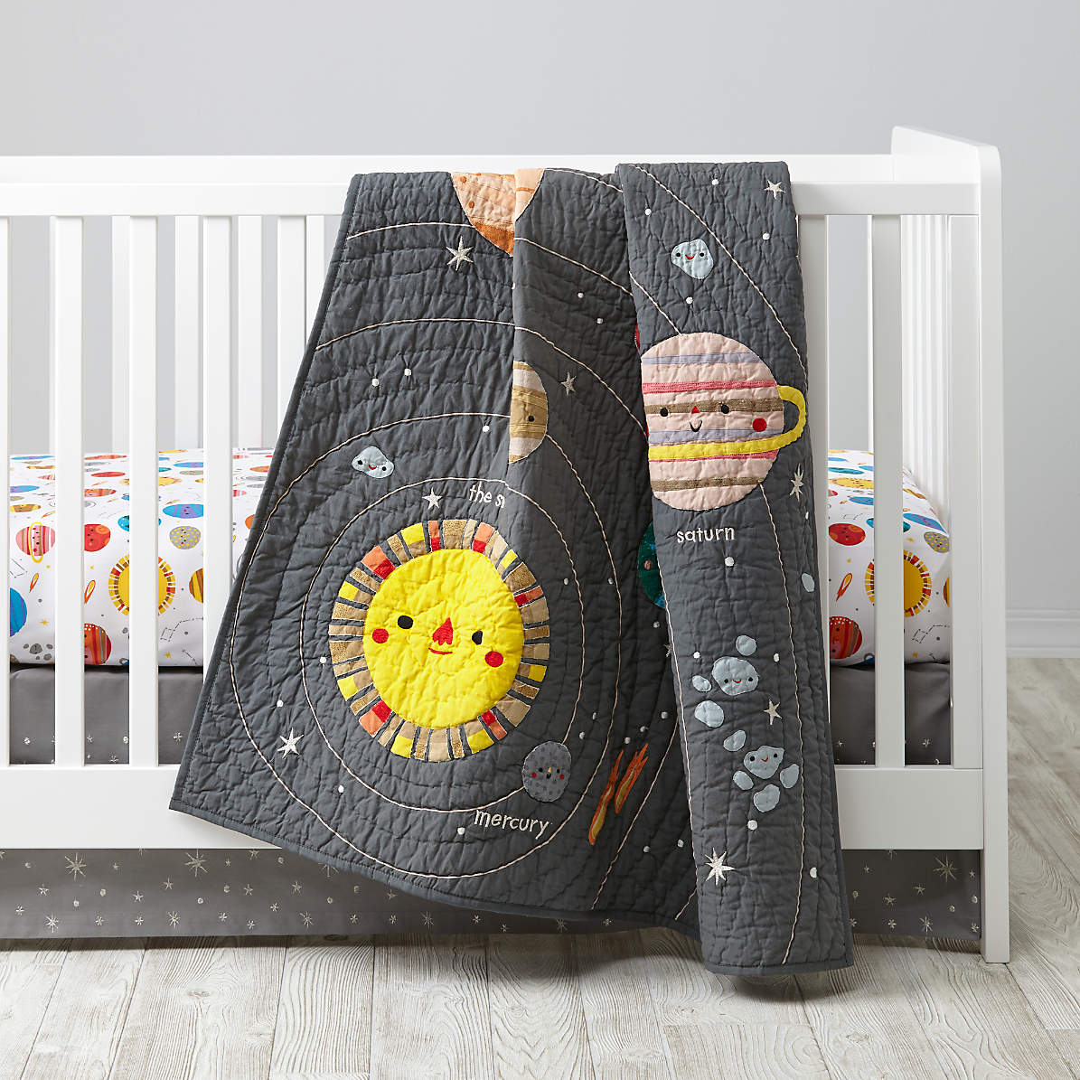 Outer space baby bedding outlet