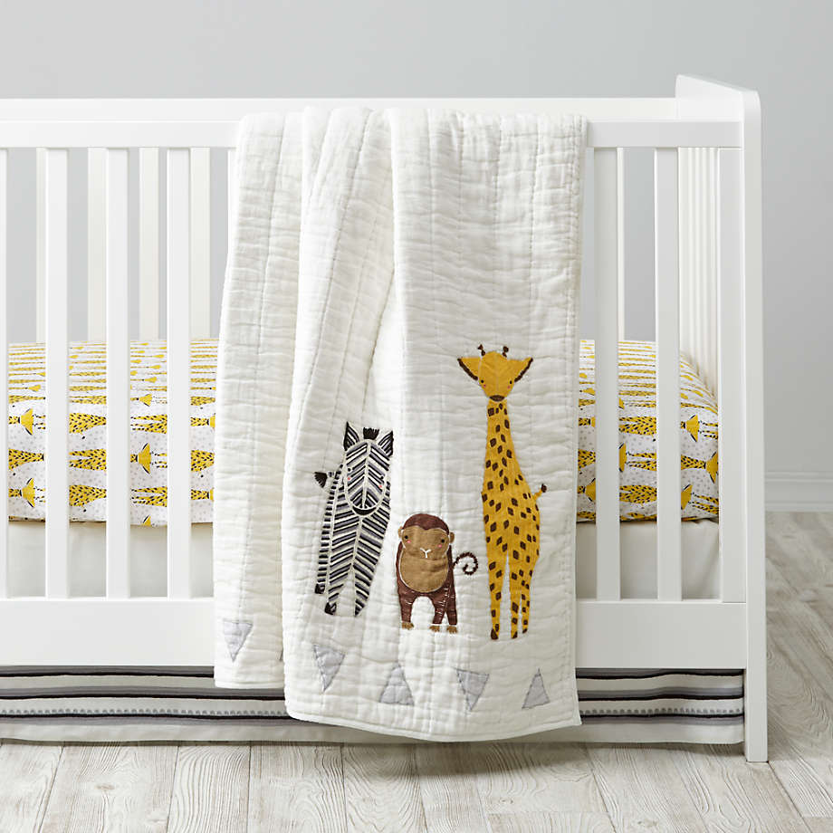 Safari crib sales bumper