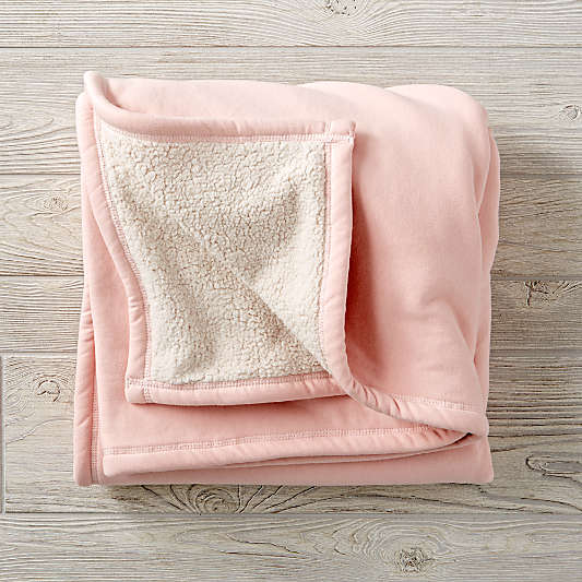 Pink Sherpa Sweatshirt Blanket