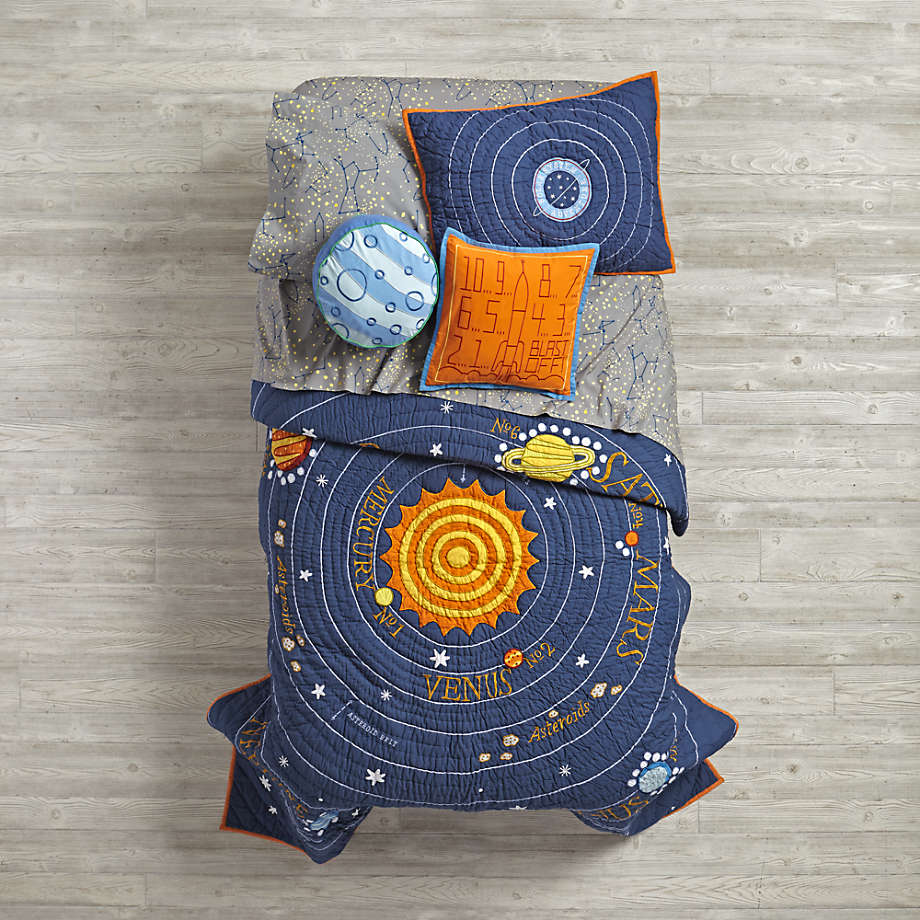 solar system crib bedding