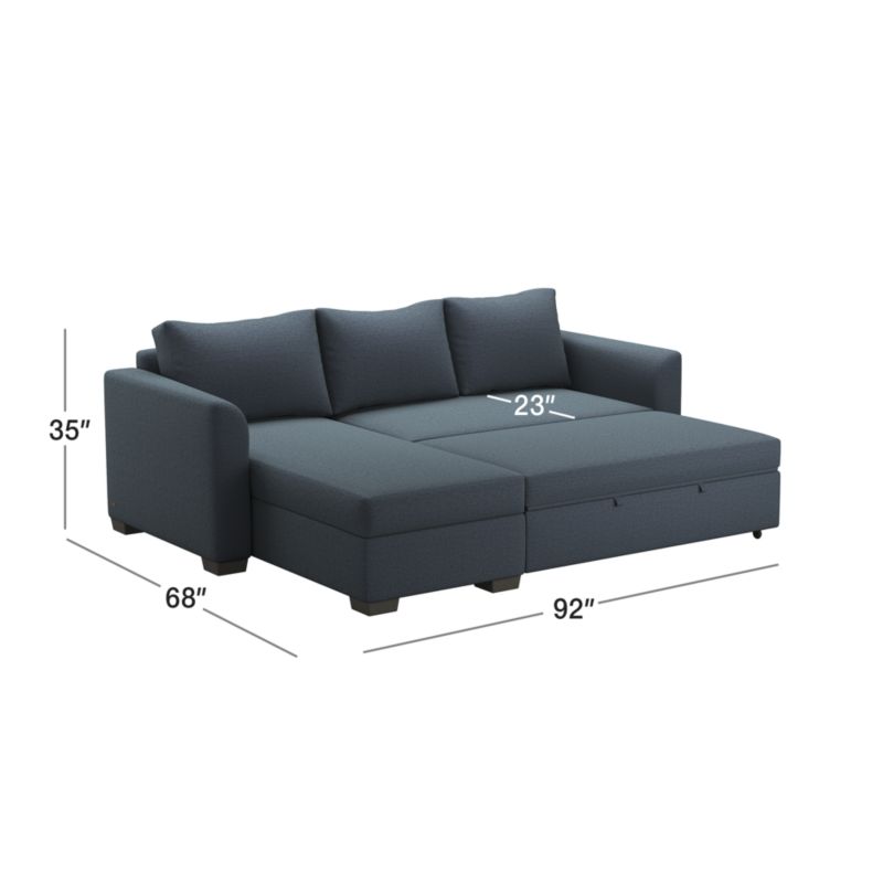 View Bedford 2-Piece Sleeper Sectional Sofa - image 3 of 8