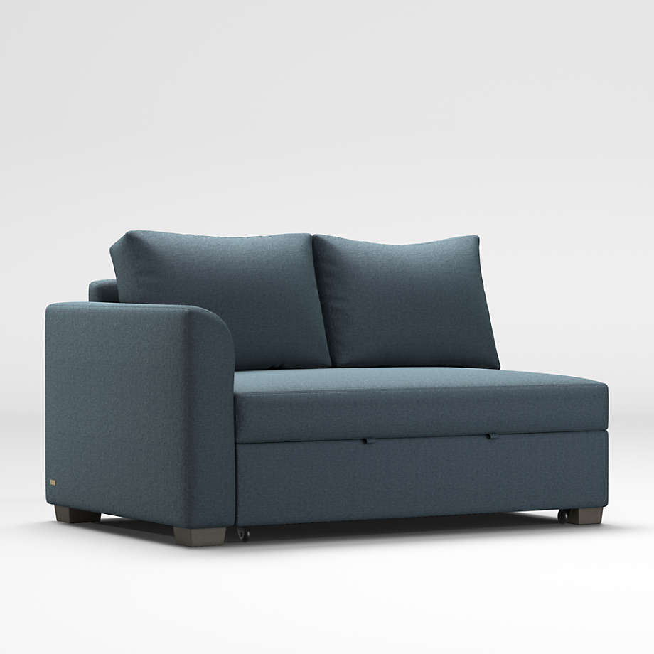 Sectional couch with hotsell trundle